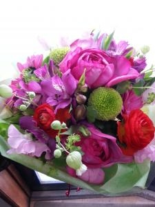 紫のブーケ♪|「堀花苑」　（長野県長野市の花屋）のブログ